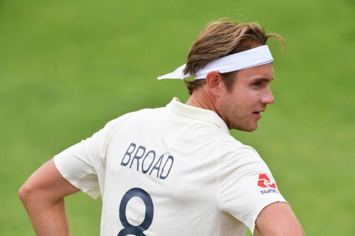 Broad plays at the Ageas Bowl this time
